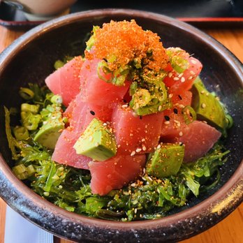 Tomo Japanese Restaurant - Poke salad (red tuna, avocado and seaweed) - Japanese Near Me - Arcata, California Tomo Japanese Restaurant - Poke salad (red tuna, avocado and seaweed) - Japanese Near Me - Arcata, California