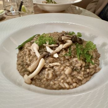 The River  Restaurant By Gordon Ramsay - Mushroom Risotto - Seafood Near Me