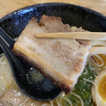 Tanoshii Ramen - Cha shu close up. - Ramen Near Me - New York, New York