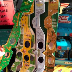 7-Eleven - Christmas light glasses  If u have kids & u celebrate Christmas, u gotta get these