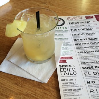 Zinburger - Pineapple poblano margarita at Zinburger. Yay me! - Burgers Near Me - Tucson, Arizona