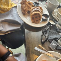 Chicken and waffles