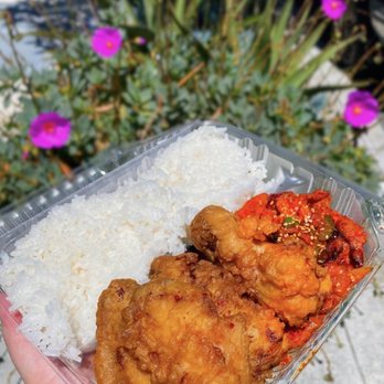 Go Go 7 - COVID-19 Takeout: Chicken TKim & Spicy Pork, requested extra spicy. Includes 11 Banchan not shown. Only $14!!! Enough for 2 meals. - Korean Near Me - San Francisco, California