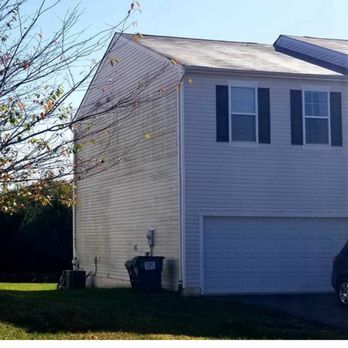 Brighthouse Cleaners - Siding before being power washed - Home Cleaning Near Me - Fredericksburg, Virginia