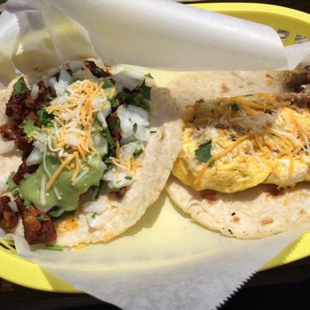Sabor Tapatio - Pastor taco and egg and sausage taco - Food Trucks Near Me - Austin, Texas Sabor Tapatio - Pastor taco and egg and sausage taco - Food Trucks Near Me - Austin, Texas