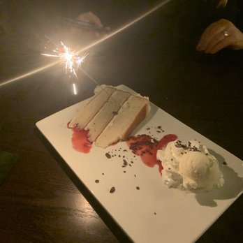 Twisted Tree - If you're celebrating a birthday or anniversary they bring you out ice cream and cake we were celebrating my birthday! - Seafood Near Me - Saint Louis, Missouri Twisted Tree - If you're celebrating a birthday or anniversary they bring you out ice cream and cake we were celebrating my birthday! - Seafood Near Me - Saint Louis, Missouri