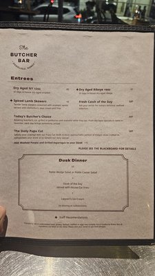 Menu photo 2 The Butcher Bar Honolulu, HI
