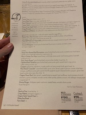 Menu photo 7 SALT Boulder, CO