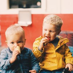 Dairy Creme - Picture of my boys enjoying their yummy treat.