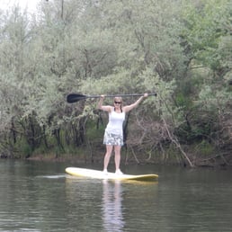 First time on a SUP! First time on a SUP!