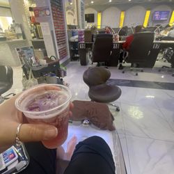 King Nails - Complimentary Champagne w/Cranberry juice