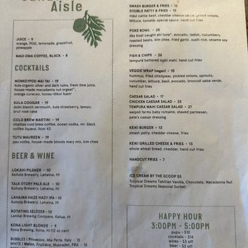 Ulu Kitchen - The Sandwich Aisle Menu - Hawaiian Near Me - Lahaina, Hawaii Ulu Kitchen - The Sandwich Aisle Menu - Hawaiian Near Me - Lahaina, Hawaii