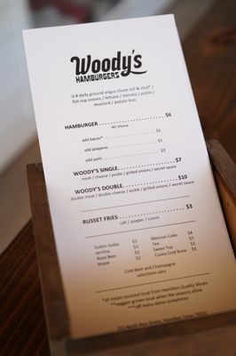 Menu photo 1 Woody's Hamburgers Hamilton, TX Menu photo 1 Woody's Hamburgers Hamilton, TX