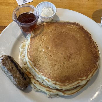 Good Stuff Restaurant - Pancakes - Buttermilk and chicken sausage - New American Near Me - El Segundo, California Good Stuff Restaurant - Pancakes - Buttermilk and chicken sausage - New American Near Me - El Segundo, California