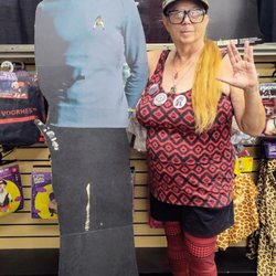 The Halloween Guys - 10/16/'24 Look who I found today at The Halloween Guys store! 3 ! "Display only" but the mgr called the owner & they let me buy him! $34