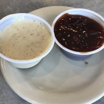Grand Coney - Honey mustard and bbq sauce. - American Near Me - Grand Rapids, Michigan Grand Coney - Honey mustard and bbq sauce. - American Near Me - Grand Rapids, Michigan