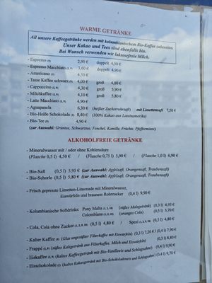 Menu photo 1 Cafe Sol Latino Munich, BY Menu photo 1 Cafe Sol Latino Munich, BY