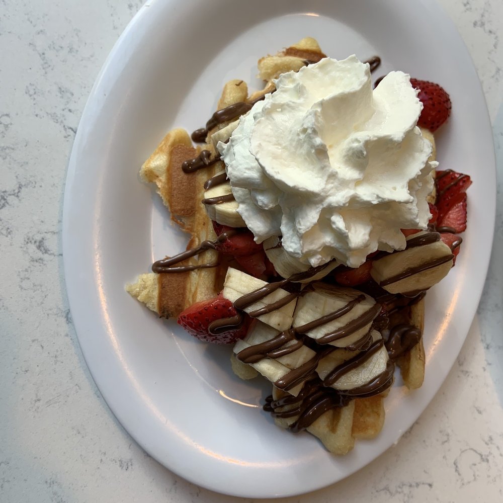 Nutella Cafe - Liege style waffles - Desserts Near Me - Chicago, Illinois