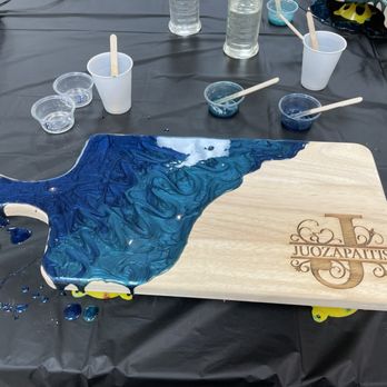 Paint the Grain Studio - Pouring my choice of colors - Arts & Crafts Near Me - Davie, Florida Paint the Grain Studio - Pouring my choice of colors - Arts & Crafts Near Me - Davie, Florida