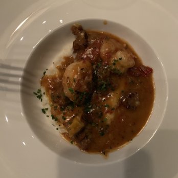 Eunice - Shrimp and grits. Buttery smooth grits- cannot be compared to "Mother's grits in NOLA". - Cajun/Creole Near Me - Houston, Texas
