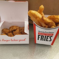 KFC - 8 piece nuggets and fries 6/10