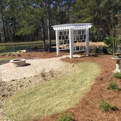 Dalzell Design Landscaping - Pergola Extraordinaire!  Dalzell is designing our garden and landscaping at Hampton Lakes and we couldn't be more pleased.