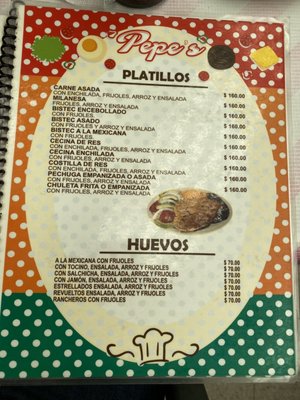 Menu photo 5 Pepe's Ciudad de Mexico, DIF