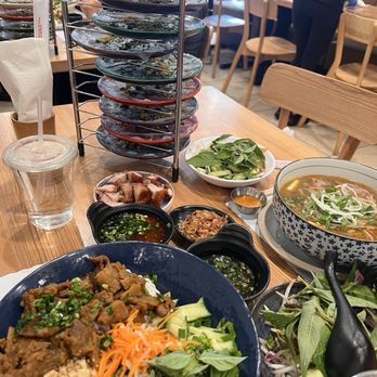 Quan Nhii - Vermicelli with pork lemongrass, bun bo hue with rib eye, banh uot with crispy pork belly - Vietnamese Near Me - Westminster, California Quan Nhii - Vermicelli with pork lemongrass, bun bo hue with rib eye, banh uot with crispy pork belly - Vietnamese Near Me - Westminster, California