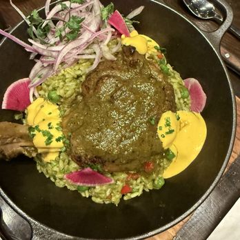 Jarana - Duck with Cilantro Rice - Peruvian Near Me - East Rutherford, New Jersey Jarana - Duck with Cilantro Rice - Peruvian Near Me - East Rutherford, New Jersey