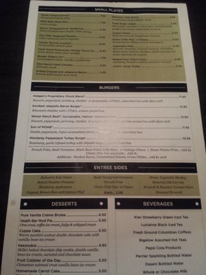 Menu photo 8 Keegan's Grill Phoenix, AZ