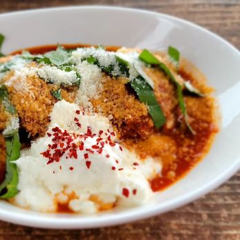 The Salmonberry - Meatballs and burrata - Salad Near Me - Wheeler, Oregon