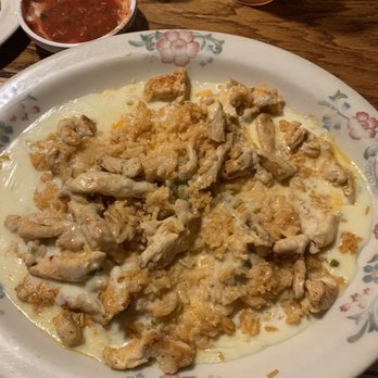 Azteca Mexican Restaurant - Chicken cheese and rice, ACP! - Mexican Near Me - Charlotte, North Carolina