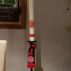 Fortuna Düsseldorf 1895 - Fortuna- Kerze in der St. Lambertusbasilika (Altstadt)