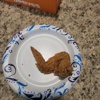 Popeyes Louisiana Kitchen - Upgraded to all white meat. This is the size of the wing. - Fast Food Near Me - Tyler, Texas Popeyes Louisiana Kitchen - Upgraded to all white meat. This is the size of the wing. - Fast Food Near Me - Tyler, Texas