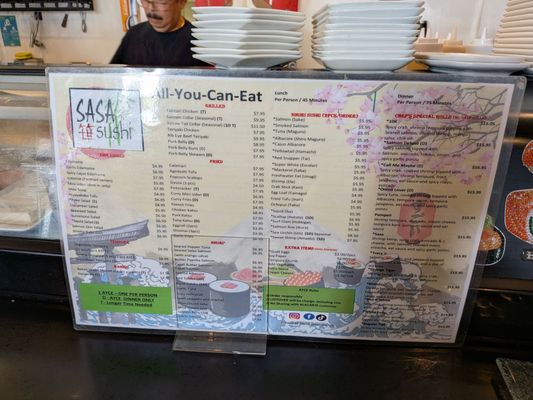 Menu photo 2 Sasa Sushi Las Vegas, NV Menu photo 2 Sasa Sushi Las Vegas, NV