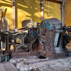 Hacienda Temozon, a Luxury Collection Hotel, Temozon Sur - Left over heavy equipment from last century