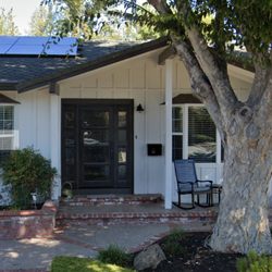 Elegant Door & Window - What an improvement! Black Iron door with sidelights in Alamo Ca