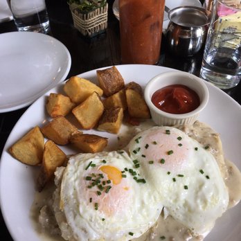 Chick's Philly - Sausage gravy & biscuits. Delicious! - Pizza Near Me - Philadelphia, Pennsylvania