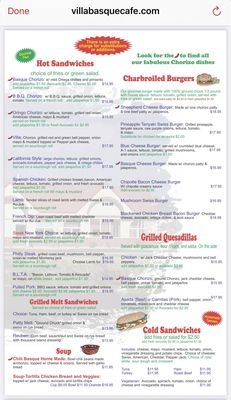 Menu photo 2 Villa Basque Café Carson City, NV Menu photo 2 Villa Basque Café Carson City, NV