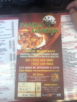 Menu photo 1 Panda Garden Bettendorf, IA