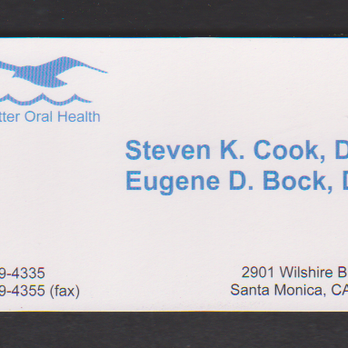 Eugene D Bock,DDS - Dr Bock's new location - General Dentistry Near Me - Santa Monica, California Eugene D Bock,DDS - Dr Bock's new location - General Dentistry Near Me - Santa Monica, California