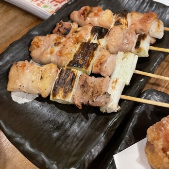 Zakkushi On Carlton - Pork skewers with leeks - Japanese Near Me - Toronto, Ontario Zakkushi On Carlton - Pork skewers with leeks - Japanese Near Me - Toronto, Ontario