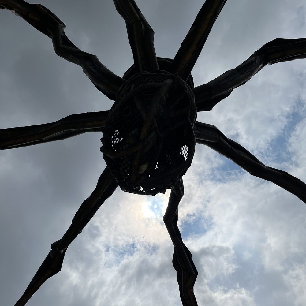 Museo Guggenheim Bilbao - Under the spider sculpture - Landmarks & Historical Buildings Near Me - Bilbao, BI
