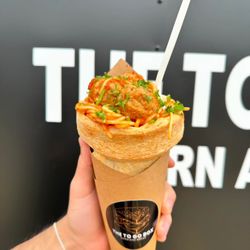 The To Go Box - Spaghetti pasta cone