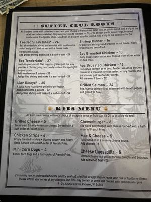 Menu photo 3 Campfire Bar and Grille Pickerel, WI