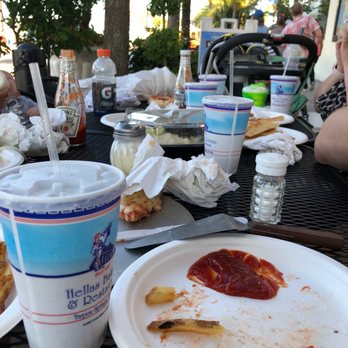Parthenon - Our dinner along with the "large" drink - Greek Near Me - Tarpon Springs, Florida Parthenon - Our dinner along with the "large" drink - Greek Near Me - Tarpon Springs, Florida