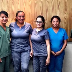 Wilma & Leland Yee, DDS - The staff: De Wilma Yee, Wendy, Fabiola, Belem, Dr. Lelend Yee