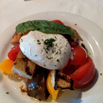 BrickTop's - heirloom tomato burrata. Tasty! - Breakfast & Brunch Near Me - Birmingham, Alabama