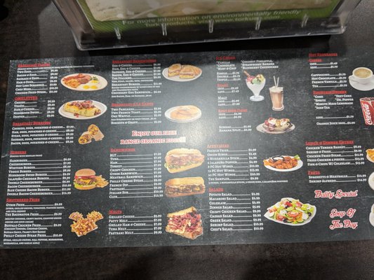 Menu photo 8 Oak Shores Malt Shop Campo, CA