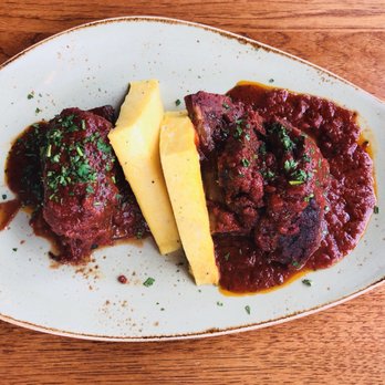 Pazzo Pomodoro - Ribs with polenta - Italian Near Me - Ashburn, Virginia Pazzo Pomodoro - Ribs with polenta - Italian Near Me - Ashburn, Virginia